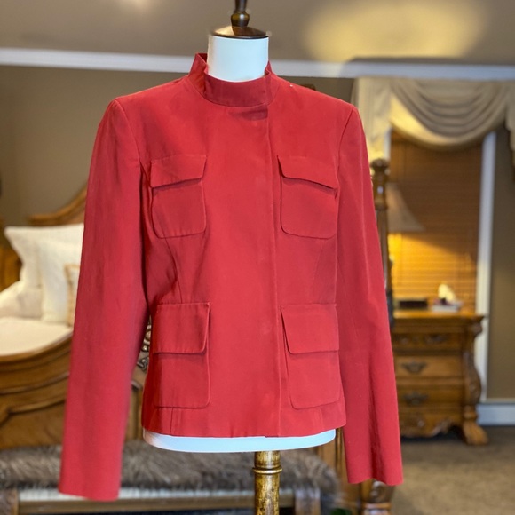 Jones New York Jackets & Blazers - Jones New York Rust Military Style Blazer Size 10
